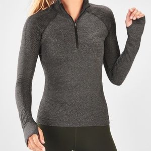 Fabletics Laila Seamless Zip Pullover : Large, NWT